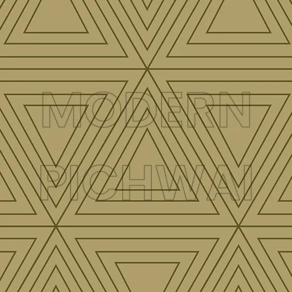 A Beautiful Contemporary Digital Pichwai Nandi Wallpaper for Pooja Room Wall Decoration