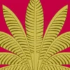 A Beautiful Contemporary Digital Pichwai Nandi and Tree Artwork with Pink Background for Home Wall Decor