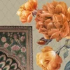 A Beautiful Contemporary Pichwai Nandi with Traditional Gate and Flowers Background