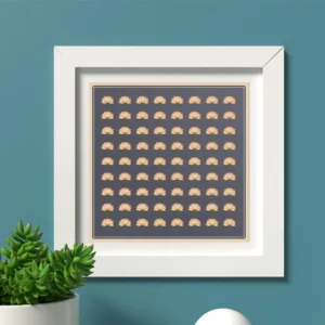 A Beautiful Contemporary Kamal Talai Digital Painting for Home Wall Decor