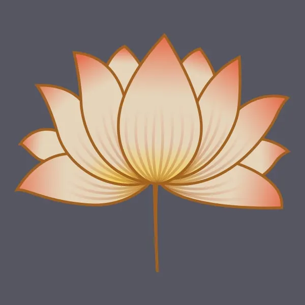 A Beautiful Contemporary Kamal Talai Digital Painting for Home Wall Decor