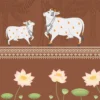 Divine Harmony – Cow & Lotus Under the Arch